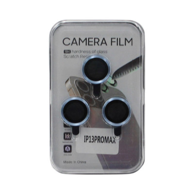 Защитное стекло на камеру iPhone 13 Pro/Pro Max Camera Film голубой оптом по низким ценам!