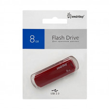 USB 8GB Smartbuy Clue красный