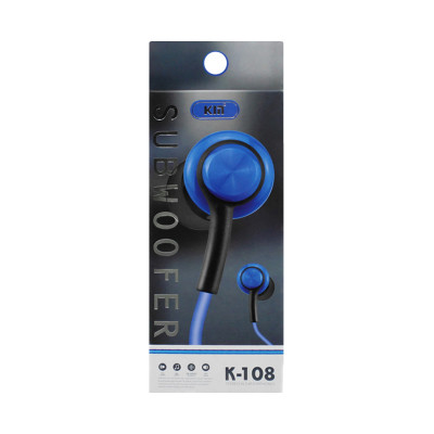 Наушники MP3 Kin K-108 синий оптом по низким ценам!