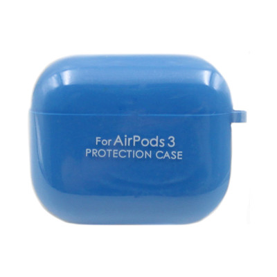 Чехол Silicone Case AirPods 3 с карабином синий оптом по низким ценам!