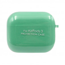 Чехол Silicone Case AirPods 3 с карабином мятный