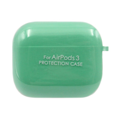 Чехол Silicone Case AirPods 3 с карабином мятный оптом по низким ценам!