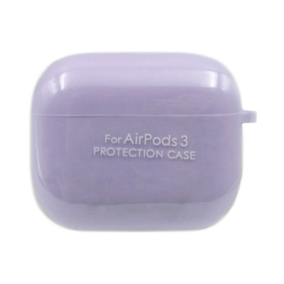 Чехол Silicone Case AirPods 3 с карабином лаванда оптом по низким ценам!