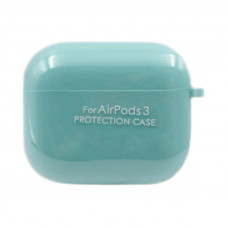 Чехол Silicone Case AirPods 3 с карабином бирюзовый