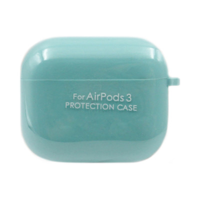 Чехол Silicone Case AirPods 3 с карабином бирюзовый оптом по низким ценам!