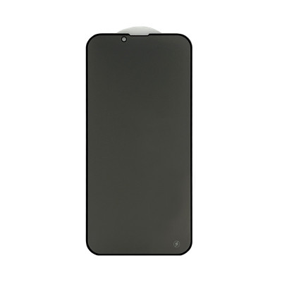 Защитное стекло антишпион iPhone 13/13Pro/14/16E черный техпак оптом по низким ценам!