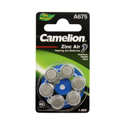 Батарейки Camelion ZA675 6BL (цена за 6 шт) оптом по низким ценам!