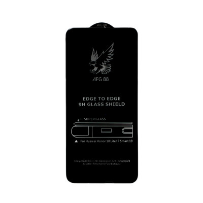 Защитное стекло 6D Anti-static Huawei Honor 10Lite черный техпак оптом по низким ценам!