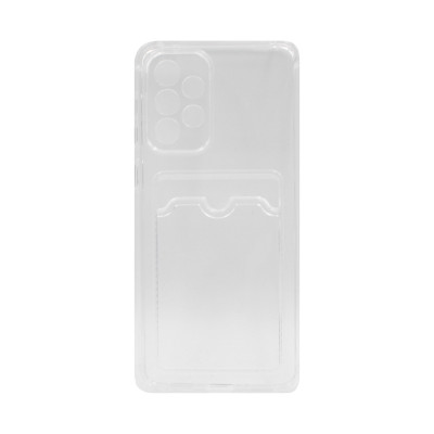 Чехол накладка Samsung A33 с визитницей прозрачный оптом по низким ценам!