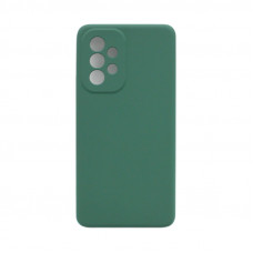 Чехол накладка Silicone Case Samsung A53 хаки