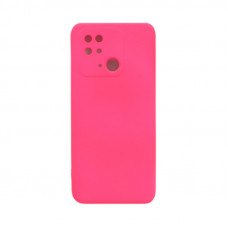 Чехол накладка Silicone Case Xiaomi Redmi 10C розовый