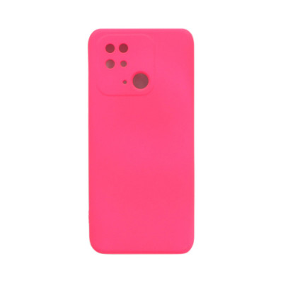 Чехол накладка Silicone Case Xiaomi Redmi 10C розовый оптом по низким ценам!