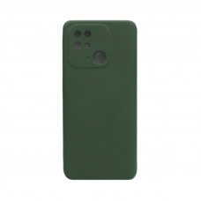 Чехол накладка Silicone Case Xiaomi Redmi 10C хаки