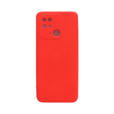 Чехол накладка Silicone Case Xiaomi Redmi 10C красный оптом по низким ценам!