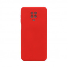 Чехол накладка Silicone Case Xiaomi Note 9 pro красный