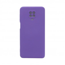 Чехол накладка Silicone Case Xiaomi Note 9 pro фиолетовый