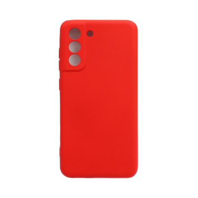 Чехол накладка Silicone Case Samsung S21FE красный оптом по низким ценам!