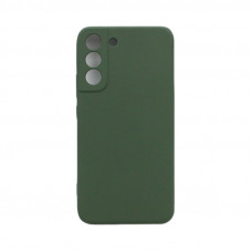 Чехол накладка Silicone Case Samsung S22 Plus хаки