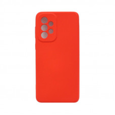 Чехол накладка Silicone Case Samsung A33 красный
