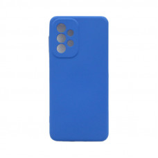 Чехол накладка Silicone Case Samsung A33 синий