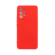 Чехол накладка Silicone Case Samsung A53 красный