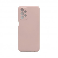 Чехол накладка Silicone Case Samsung A23 пудра