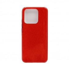 Чехол накладка Блеск Xiaomi Redmi 10C красный