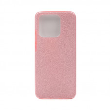 Чехол накладка Блеск Xiaomi Redmi 10C розовый