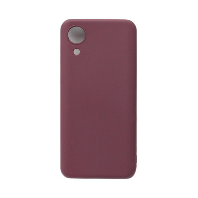 Чехол накладка Soft Touch Samsung A03 core бордовый оптом по низким ценам!