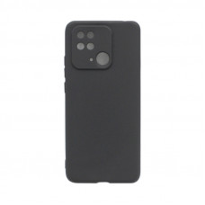 Чехол накладка Xiaomi Redmi 10C матовый черный