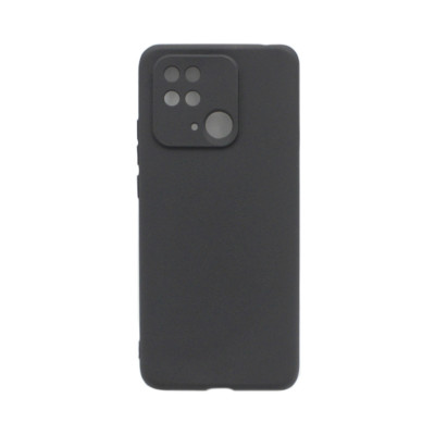 Чехол накладка Xiaomi Redmi 10C матовый черный оптом по низким ценам!