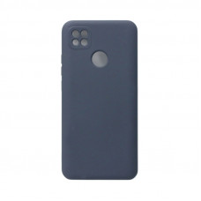 Чехол накладка Silicone Case Xiaomi Redmi 10A/Redmi 9C темно-синий