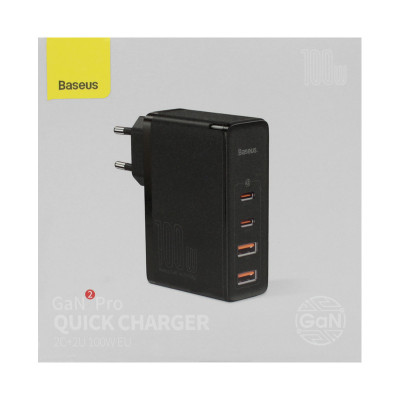 СЗУ PD100W Baseus CCGAN2P-L01 черный Gan  2 Pro оптом по низким ценам!