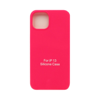 Чехол накладка Silicone Case (без лого) iPhone 13 фуксия оптом по низким ценам!