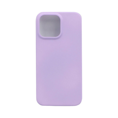 Чехол накладка плотная матовая с бархатом iPhone 14 Pro Max лаванда оптом по низким ценам!