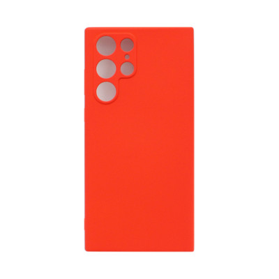 Чехол накладка Silicone Case Samsung S22 Ultra красный оптом по низким ценам!