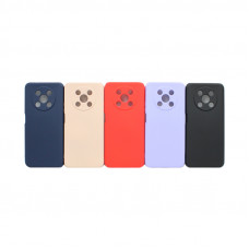 Чехол накладка New плотный однотонный с бархатом внутри Huawei Nova Y90