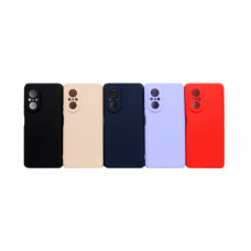 Чехол накладка New плотный однотонный с бархатом внутри Huawei Nova 9SE