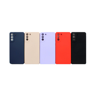 Чехол накладка New плотный однотонный Samsung S21 Plus с бархатом внутри оптом по низким ценам!