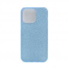 Чехол накладка Блеск iPhone 14 Pro Max голубой
