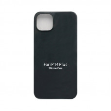 Чехол накладка Silicone Case (без лого) iPhone 14 Plus черный
