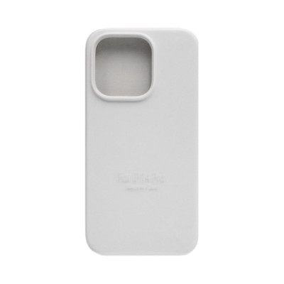 Чехол накладка Silicone Case (без лого) iPhone 14 Pro белый оптом по низким ценам!