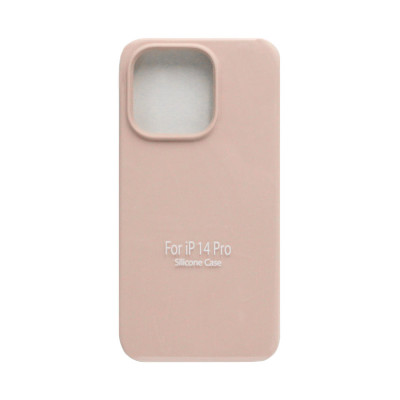 Чехол накладка Silicone Case (без лого) iPhone 14 Pro пудра оптом по низким ценам!