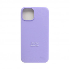 Чехол накладка Silicone Case (без лого) iPhone 14 сиреневый