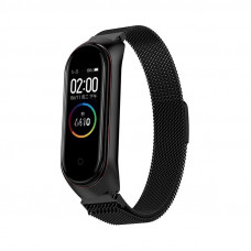 Ремешок металл Mi Band 7 черный