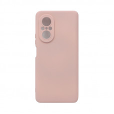 Чехол накладка Silicone Case Huawei Nova 9SE пудра