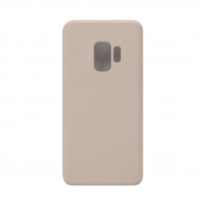 Чехол накладка Silicone Case Samsung S9 пудра