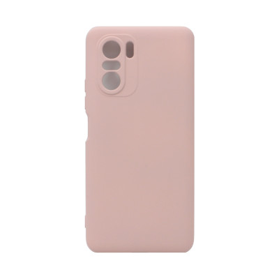 Чехол накладка Silicone Case Xiaomi Poco F3 пудра оптом по низким ценам!