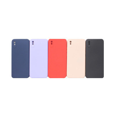 Чехол накладка однотонный Xiaomi Redmi 9A с бархатом внутри оптом по низким ценам!
