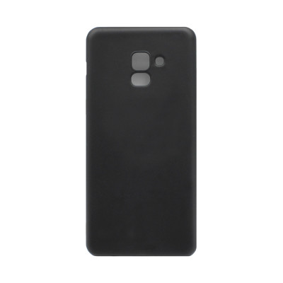 Чехол накладка Samsung A8 Plus матовый черный оптом по низким ценам!